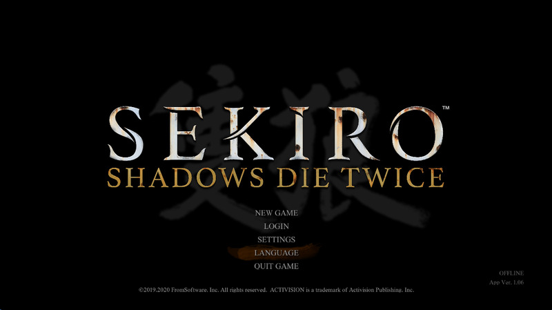 《只狼:影逝二度》官方中文版V1.06